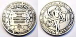 19990001-Neubrandenburger-Muenzverein-Glueckstaler-Jahreswechsel-1999-2000-Januskopf-Tierkreiszeichen-Fortunentaler-2-5-Unzen-Silber-55mm