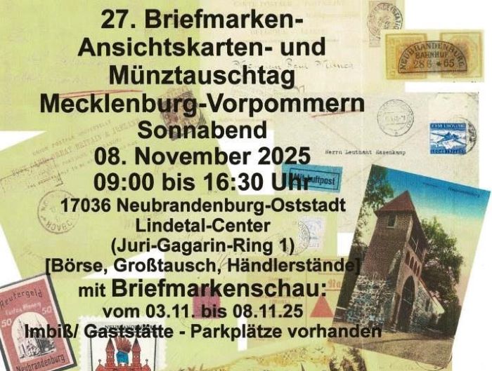 Flyer zum Münztauschtag 2025