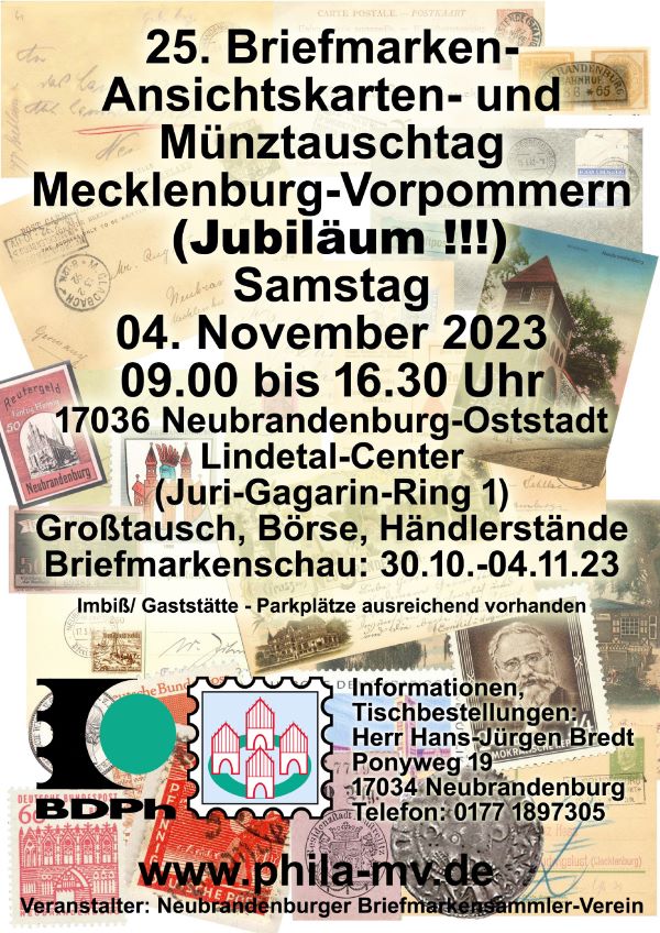 Plakat Münztauschtag 2023