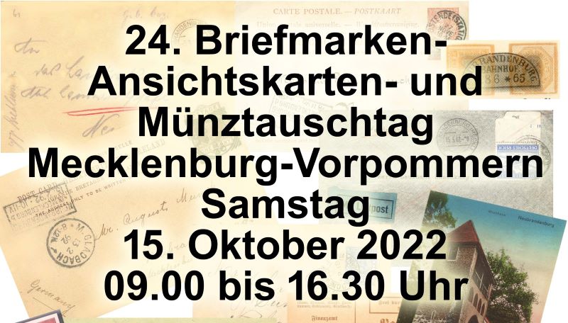 Plakat Münztauschtag Oktober 2022